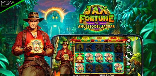 MGA Games lanza Jax Fortune y el Amuleto del Jaguar: un nuevo Video Slot con Megarrodillo y apuesta máxima de 50 euros