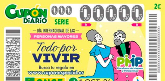 “Todo por vivir”… y por comprar: la ONCE añade regalos al Cupón del Día de los Mayores