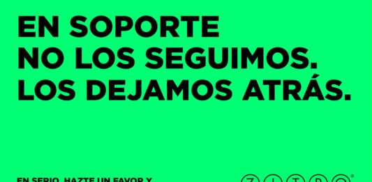 EN SOPORTE NO LOS SEGUIMOS. LOS DEJAMOS ATRÁS